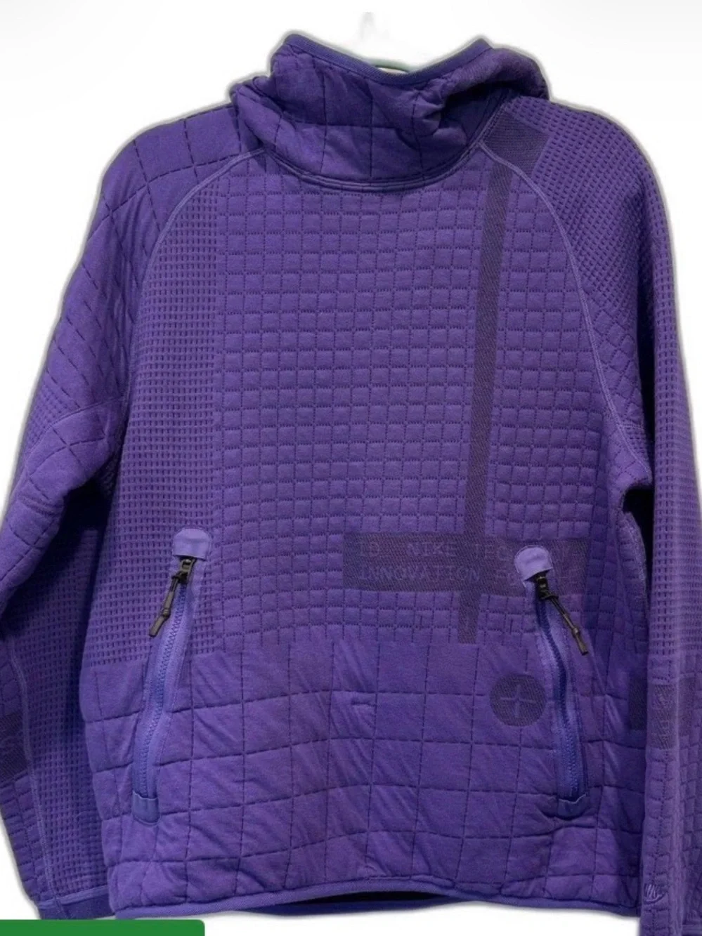Purple Nike Quilted Tracksuit Set
